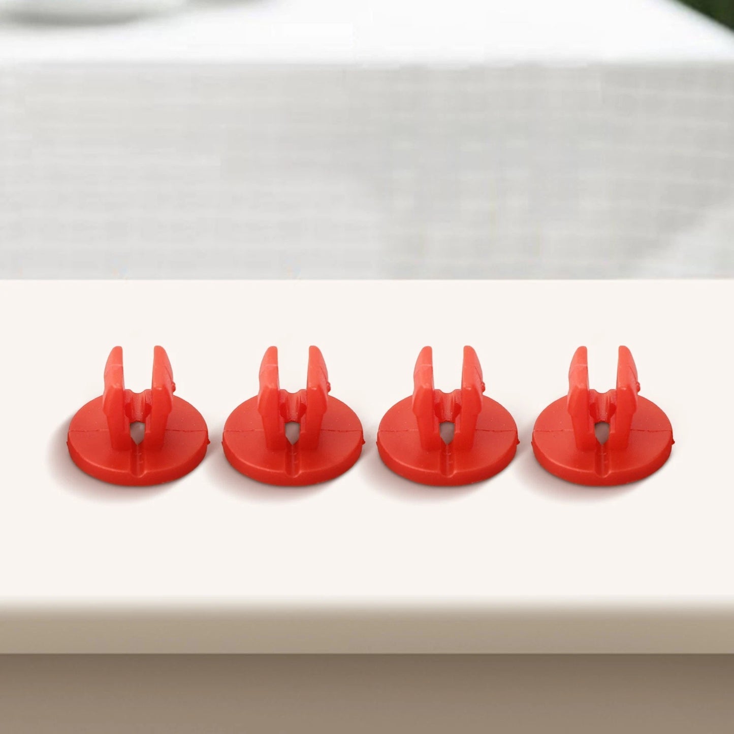 Shield Nut Set Nylon Parts Plastic Red Screw Under-Body