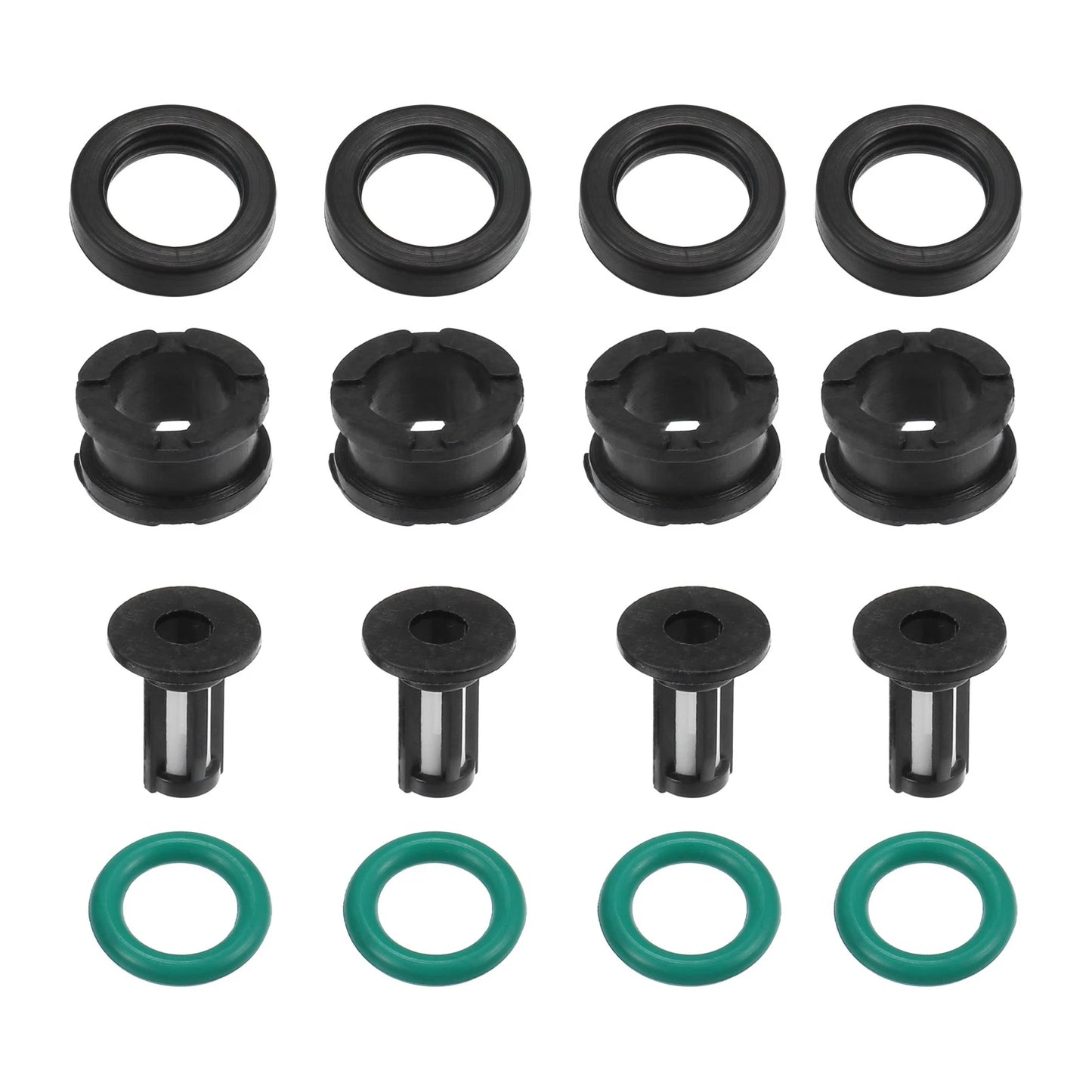 4 x Fuel Injector O-Rings Seals with Micro Filters for Suzuki GSXR 600 750