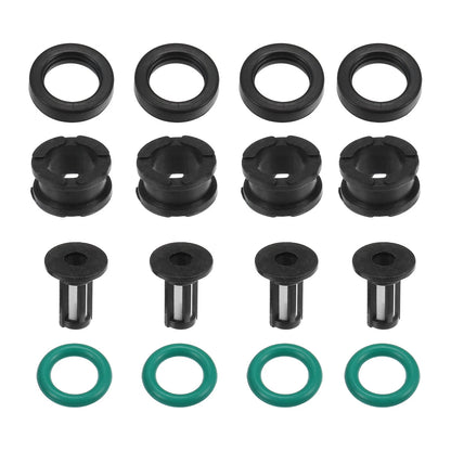 4 x Fuel Injector O-Rings Seals with Micro Filters for Suzuki GSXR 600 750