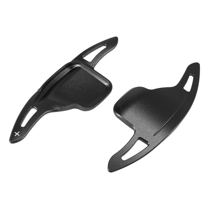 Black Steering Wheel Shift Paddle Shifter Covers for BMW 435i 220i (2014-2020)