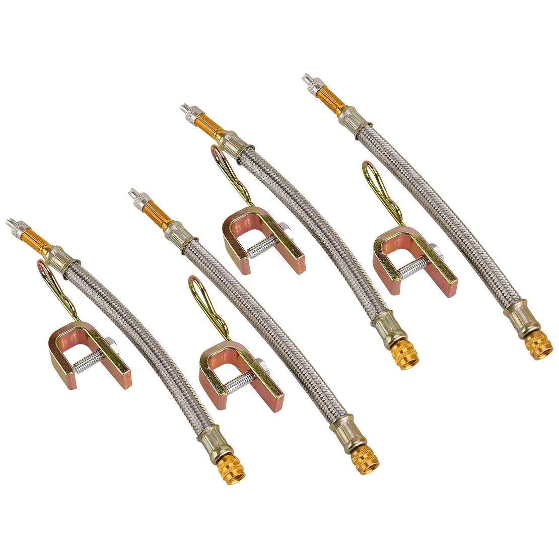 4 x 7" Flexible Valve Stem Extenders for Dually Tyres