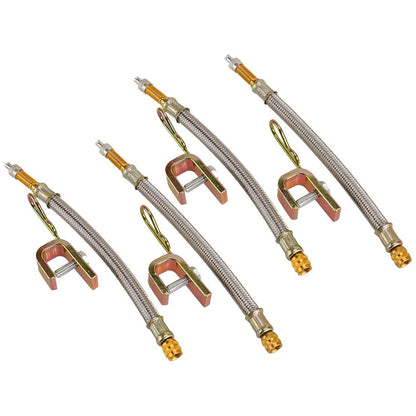 4 x 7" Flexible Valve Stem Extenders for Dually Tyres
