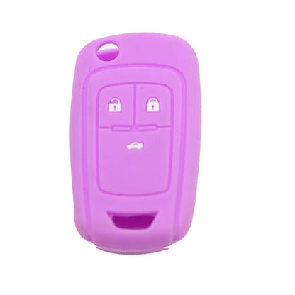 Purple Silicone FOB Key Cover Fit For Chevrolet Cruze 2013-2014 Spark Onix Volt