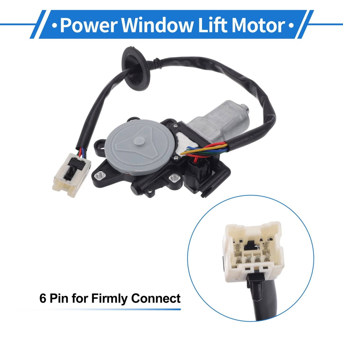 Front Right Power Window Regulator Lift Motor for Nissan Murano (2003-2007)