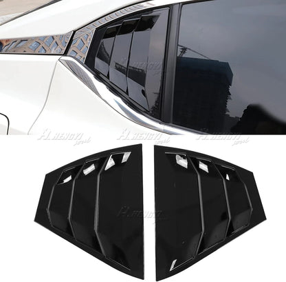 Gloss Black Rear Louver Vent Shutter Cover Trim for Nissan Sentra (2024–2024)