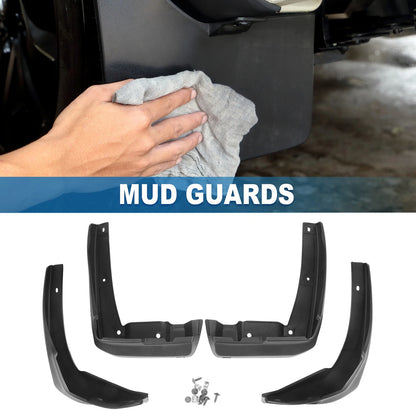 Front & Rear Mud Flap Splash Guards for Acura RDX (2013-2018)