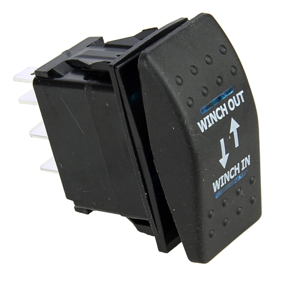 7 Pin Marine Boat Rocker Toggle Switch ON-OFF-ON LED Light 12V 24V
