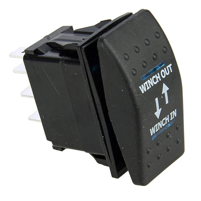 7 Pin Marine Boat Rocker Toggle Switch ON-OFF-ON LED Light 12V 24V