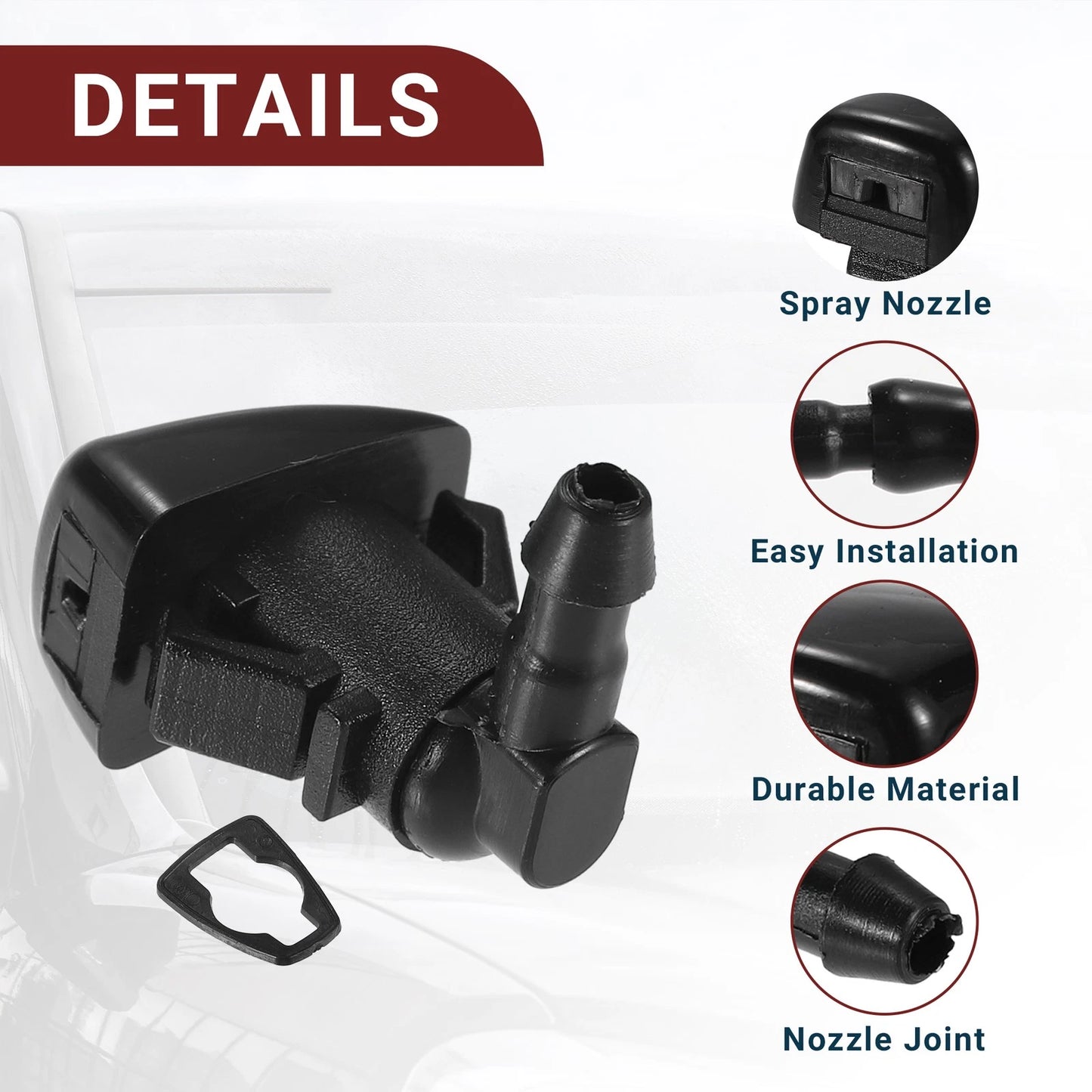 Windshield Washer Nozzle Set for Toyota Tacoma (2005-2023)