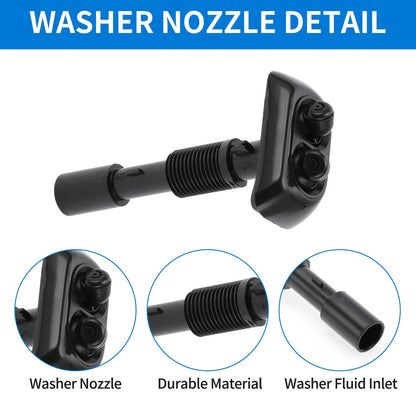 Front Passenger Side Headlight Washer Nozzle for BMW 740iL 740i