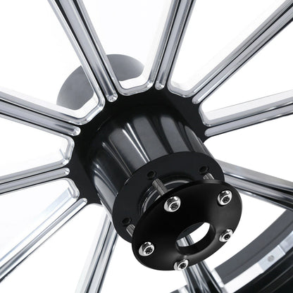 Dual Disc Front Wheel Hub Cap Cover for Harley Touring Glide (2008-2024)