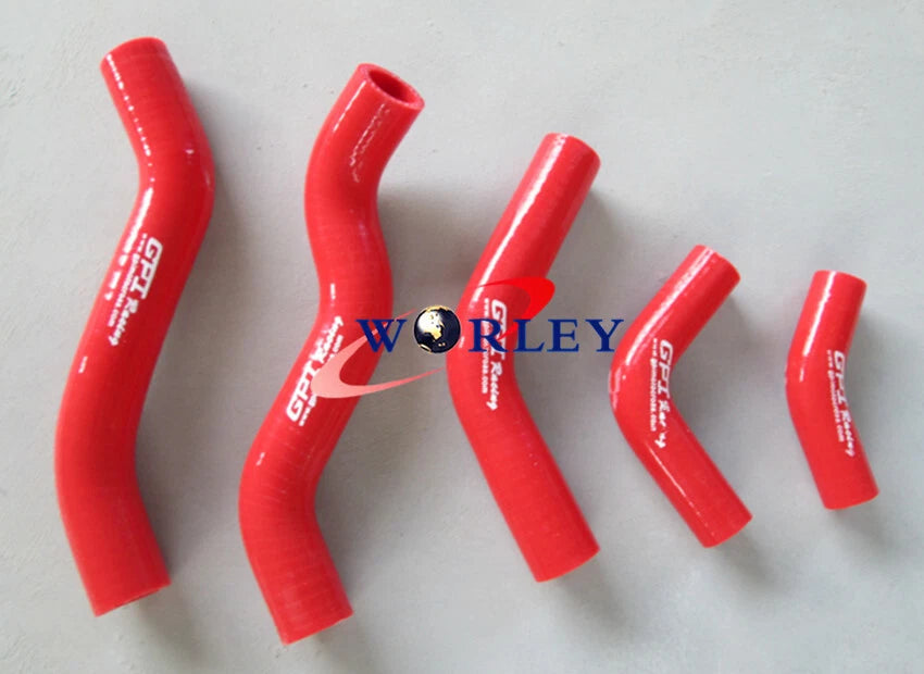 Silicone Radiator Hose for Honda CR125R 1998-1999 ( Red)