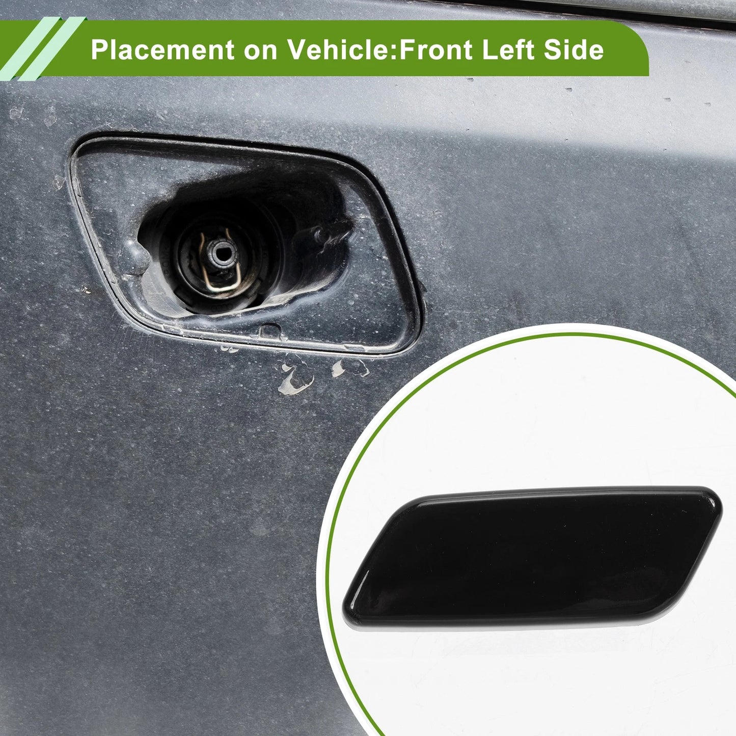 Front Left Washer Nozzle Cover Cap for Toyota Prado (2012–2015)