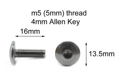 10x Boulons M5 x 16mm Tête de fourche for Triumph Daytona