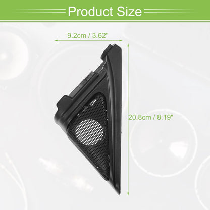 A Pillar Door Tweeter Speaker Cover Trim for Honda Accord (2018-2022) Black