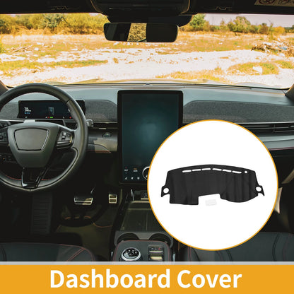 Dashboard Cover Black for Kia Picanto Morning (2004-2011) 1 Pcs Anti-Slip