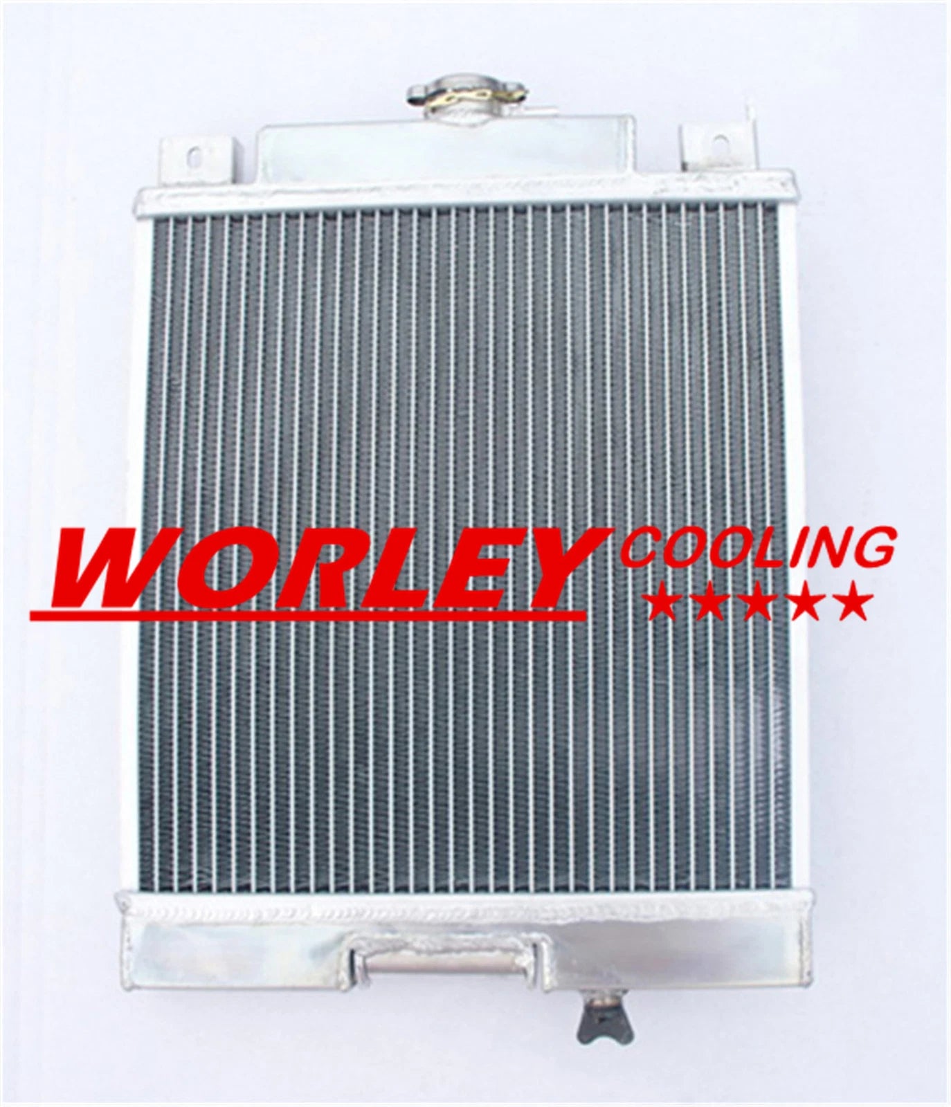 2 x NJ-2ROW Aluminum Radiator + Fan for Suzuki Swift GTI (1989-1994)