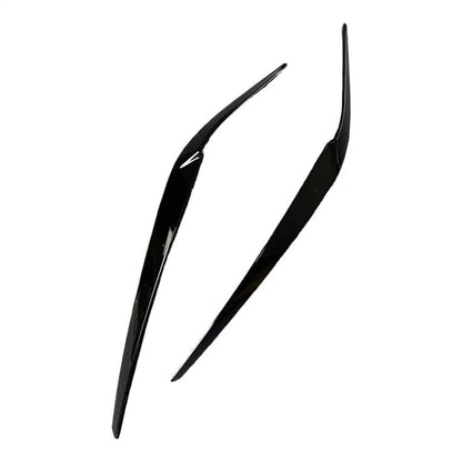 Left & Right Headlight Eyebrow Eyelid Trim for BMW 5 Series G30 (2017-2023)