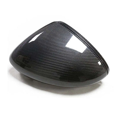 Real Carbon Fiber Replace Side Mirror Caps Cover for Porsche Panamera 2017-2021