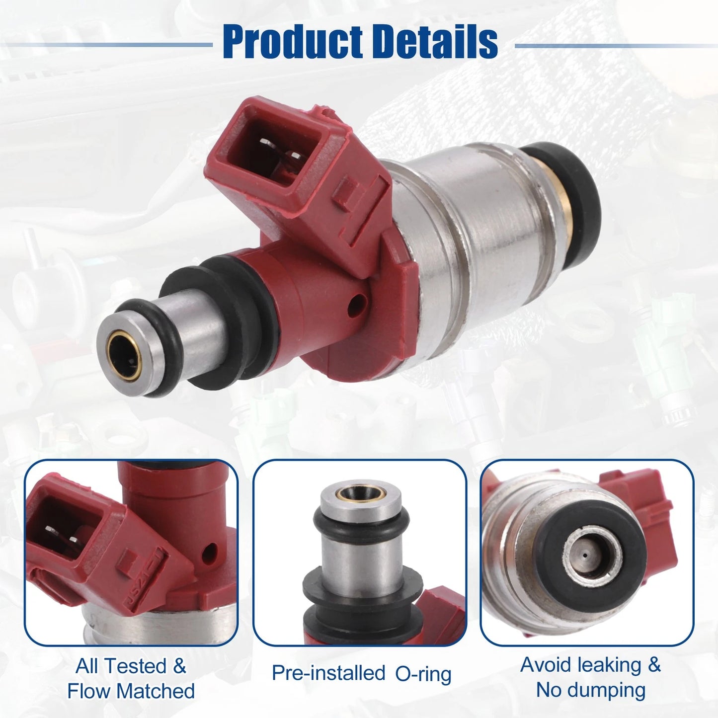 Fuel Injector Nozzle for Nissan Hardbody Pickup 2.4L (1986-1997)
