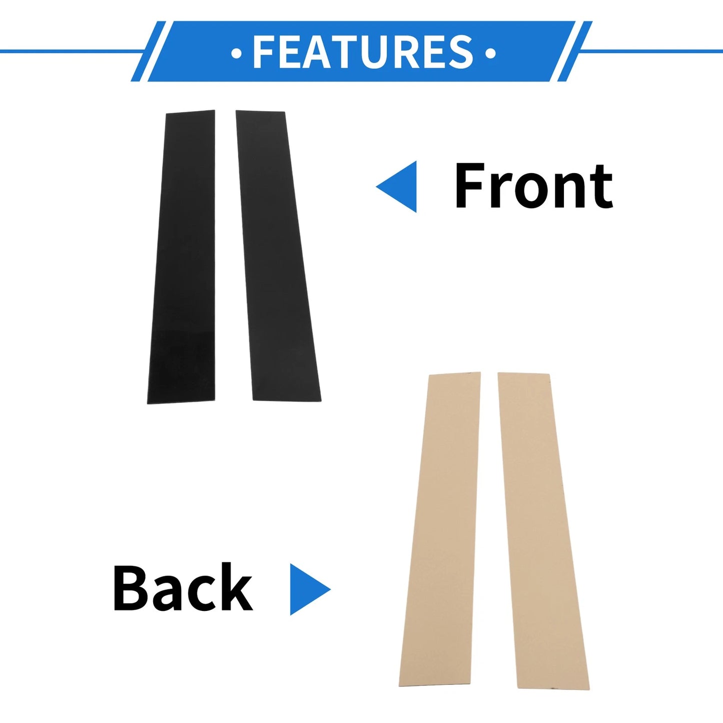 Door Pillar Window Trim for Chrysler Town & Country (2008 - 2016)