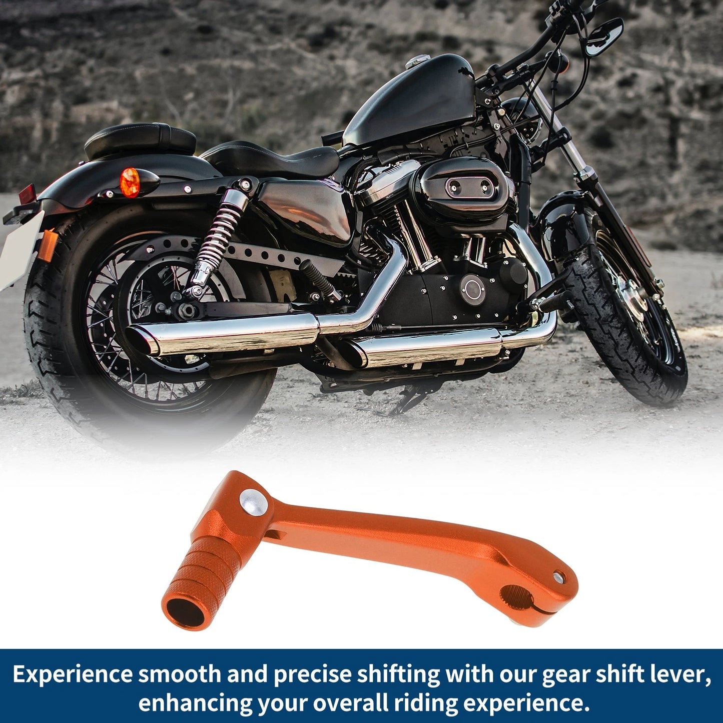 Folding Shifter Lever for Honda CRF150F 2003-2017 Orange