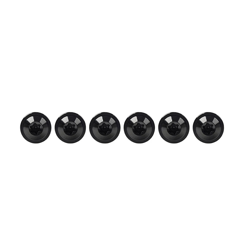 6 x Black Titanium M6x15mm Torx Head Bolts for Bike Motorcycle