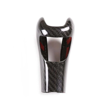 Real Carbon Fiber Gear Shifter Knob Cover Trim Fit For Porsche Cayenne 2011-2017