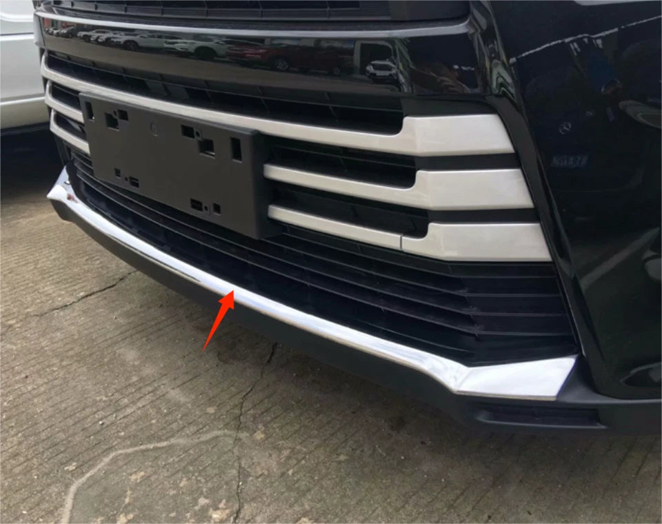 Chrome Front Lower Bumper Lid Cover Trim for Toyota Highlander (2018-2019)