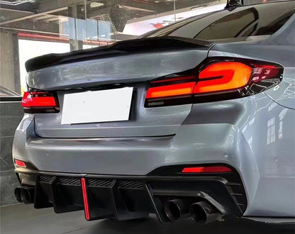 Rear Bumper Diffuser Lip for BMW G30 G31 G38 M550i (2017-2023)