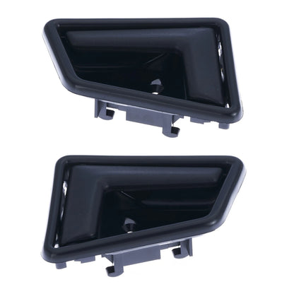 Door Handle Inner Set of 2 for Suzuki Vitara (1998) Black Front & Rear