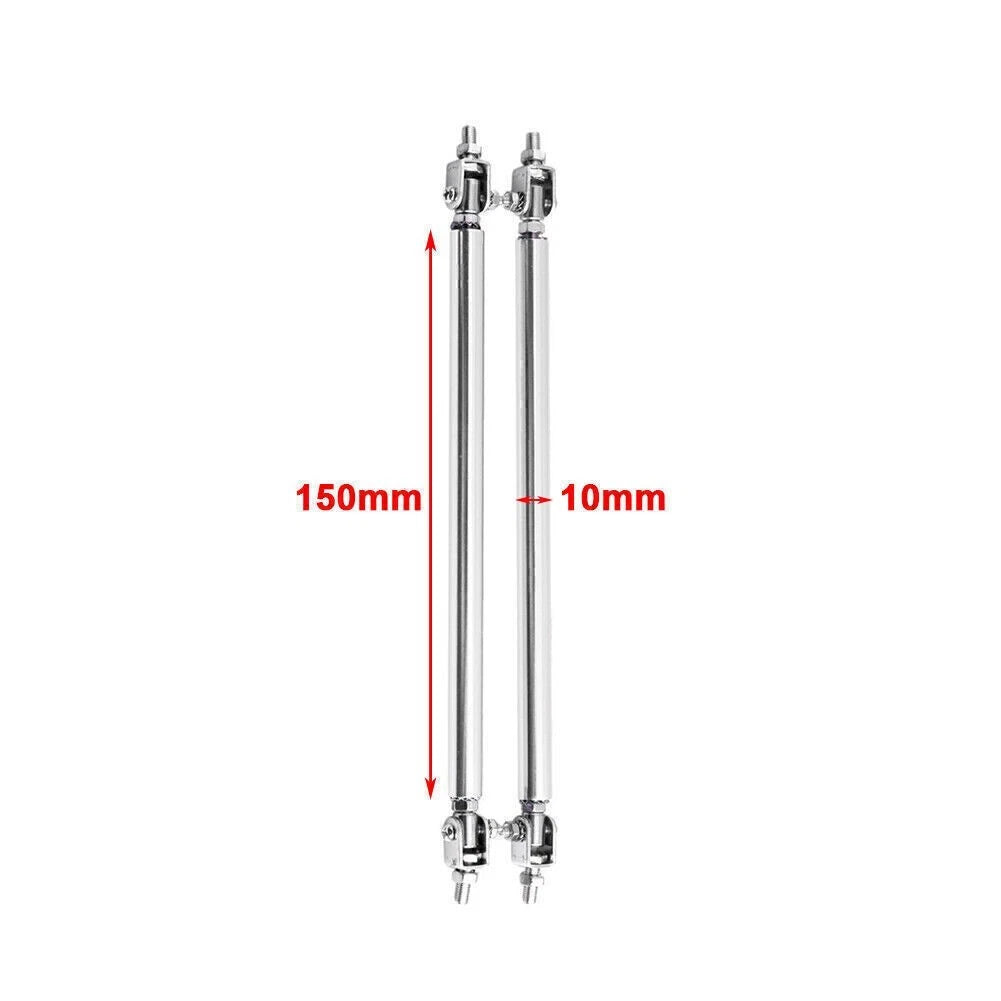 Adjustable Front Bumper Lip Splitter Strut Rod Tie Support Bar for Car (2015)
