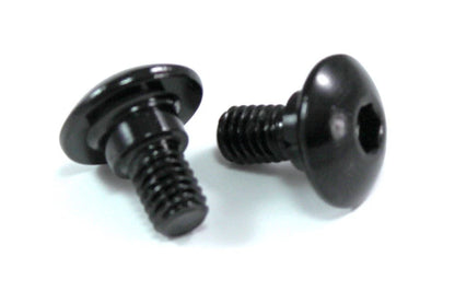 Fairing Bolt 10x Black Aluminium m6 x 12mm Shoulder Screw for Motorcycle