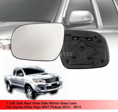LH Rear View Mirror Glass Lens for Toyota Hilux Vigo MK7 (2012-2015)