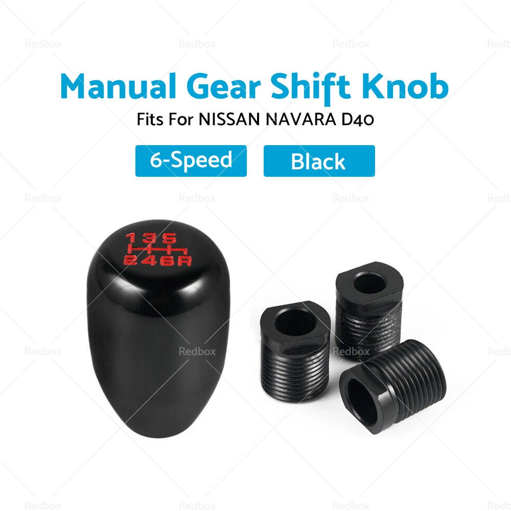 6 Speed Manual Gear Shift Knob for Nissan Navara D40 (2004-2015)
