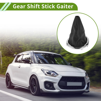 Chrome Silver Tone Gear Shift Stick Gaiter for Suzuki Swift (2005-2010)