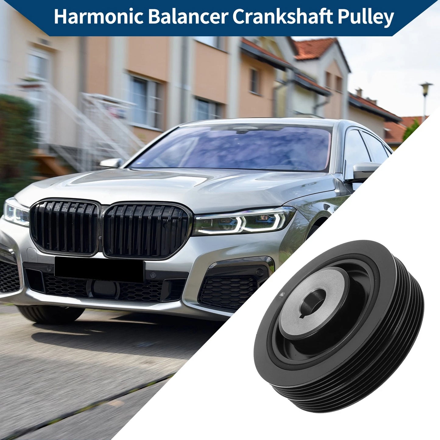 Harmonic Balancer Crank Pulley for Subaru Legacy (2000-2004)