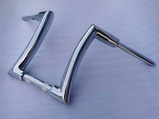 12" Rise 2" Chrome Ape Hanger Handlebar for Harley Sportster, Yamaha Vstar