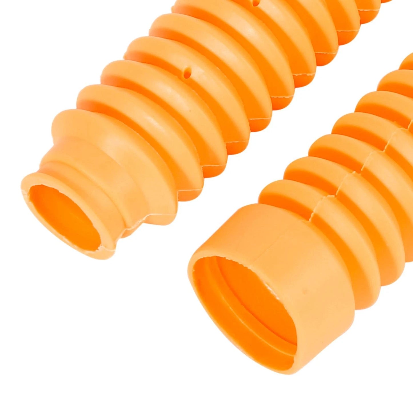 2 x Orange Shock Absorbers Boot Dust Cover for Motorcycle