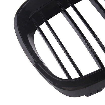 Gloss Black Front Kidney Grille for 2006-2013 BMW E92 E93 M3 (2006-2013)