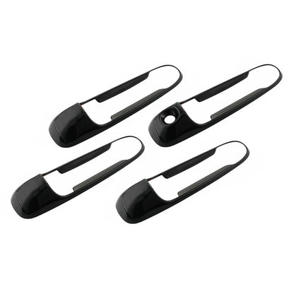 8x Black Door Handle Covers for Dodge Ram 1500 2500 3500 4500 5500 (2009-2018)