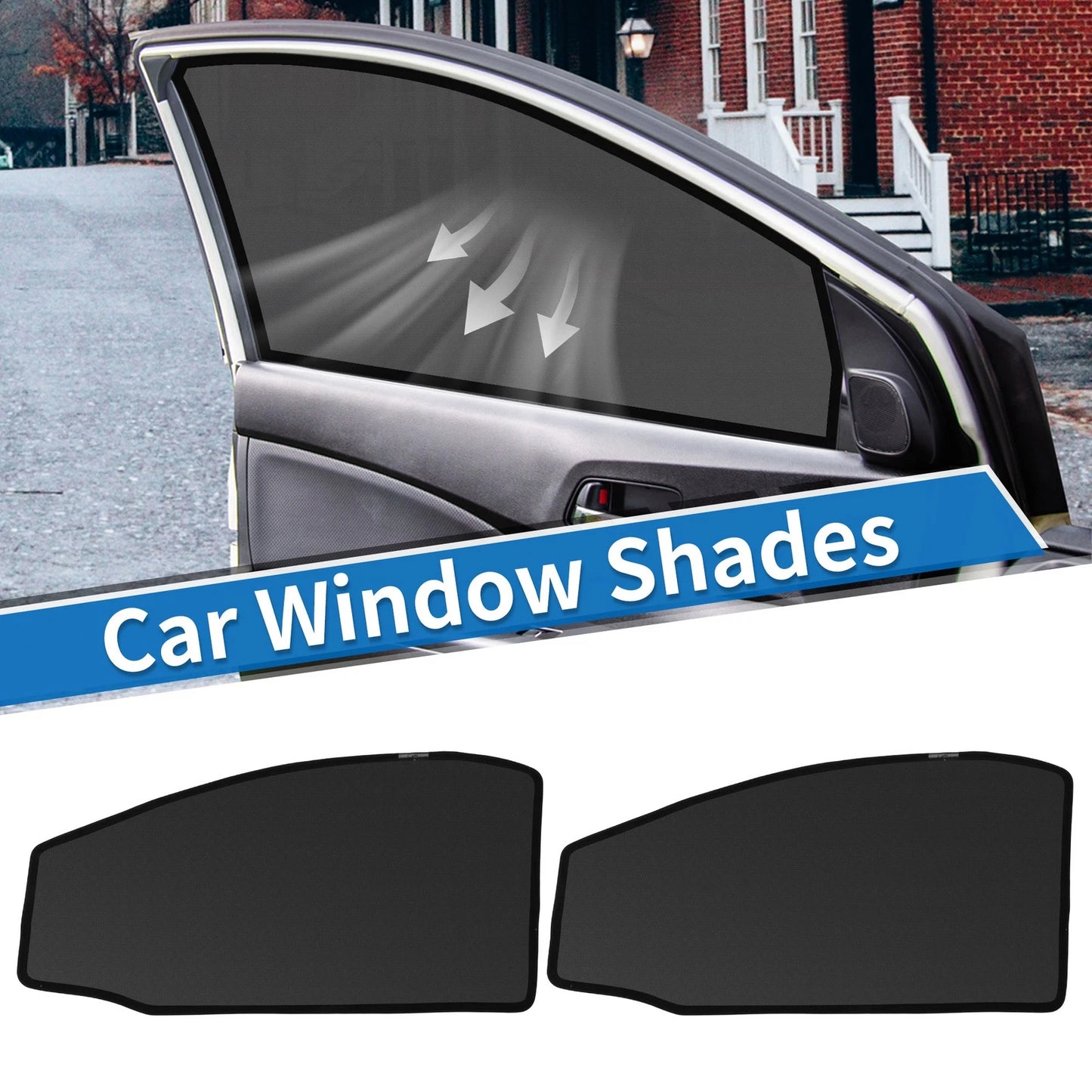 Window Cover Net Black for Toyota Alphard Vellfire 20 Series