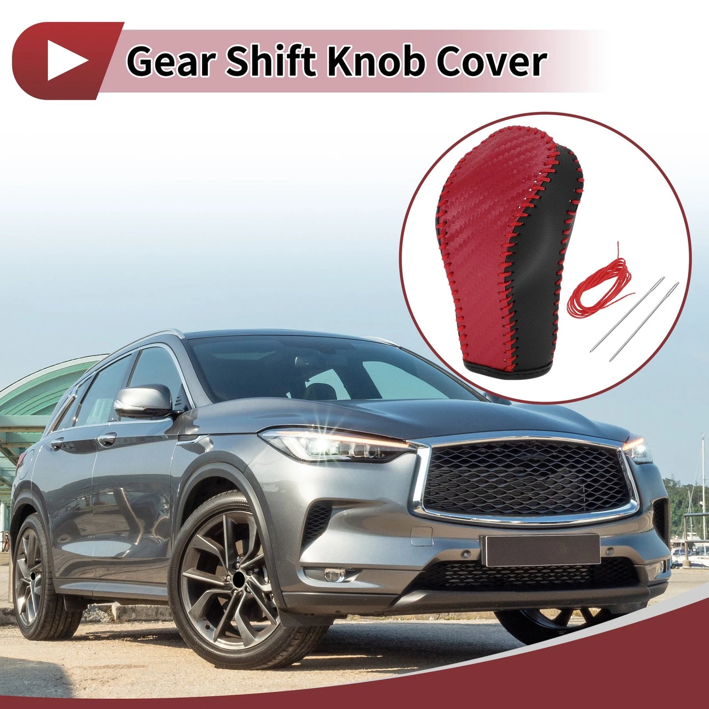 1 Pc Gear Shift Knob Cover for Infiniti FX50 (2009 - 2013)