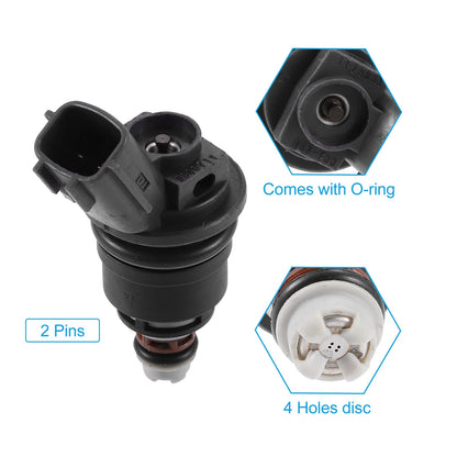 4 Pcs Fuel Injector for Nissan 240SX Silvia 2.0L 2.4L (1991-1998)
