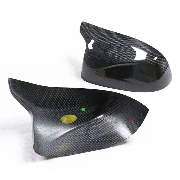 M Sport Carbon Fiber Side View Mirror Cover Cap Trim Fit For BMW X3M 2019-2022