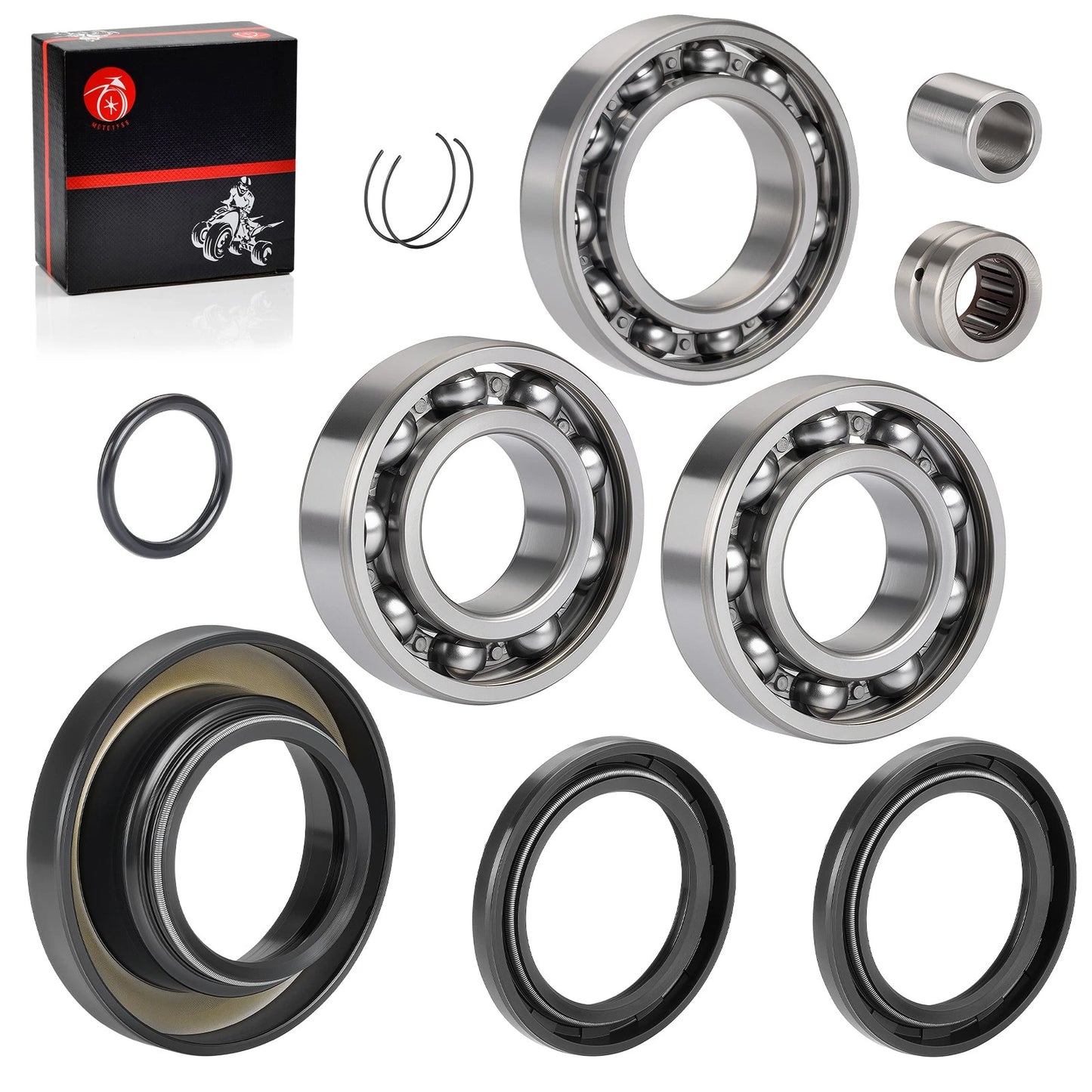 Rear Diff. Oil Seal & Bearing Kit for Honda Foreman (2000–2014)