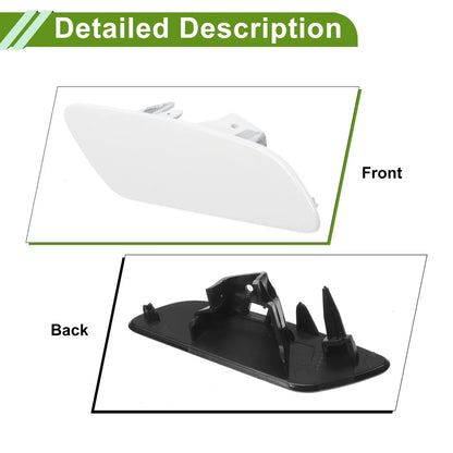 Right Washer Nozzle Cover Cap for Porsche Panamera White (2017-2021)