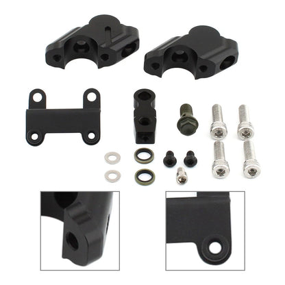 Handlebar Risers w/ Brake Hose Extension for Yamaha MT-07 (2014-2023)