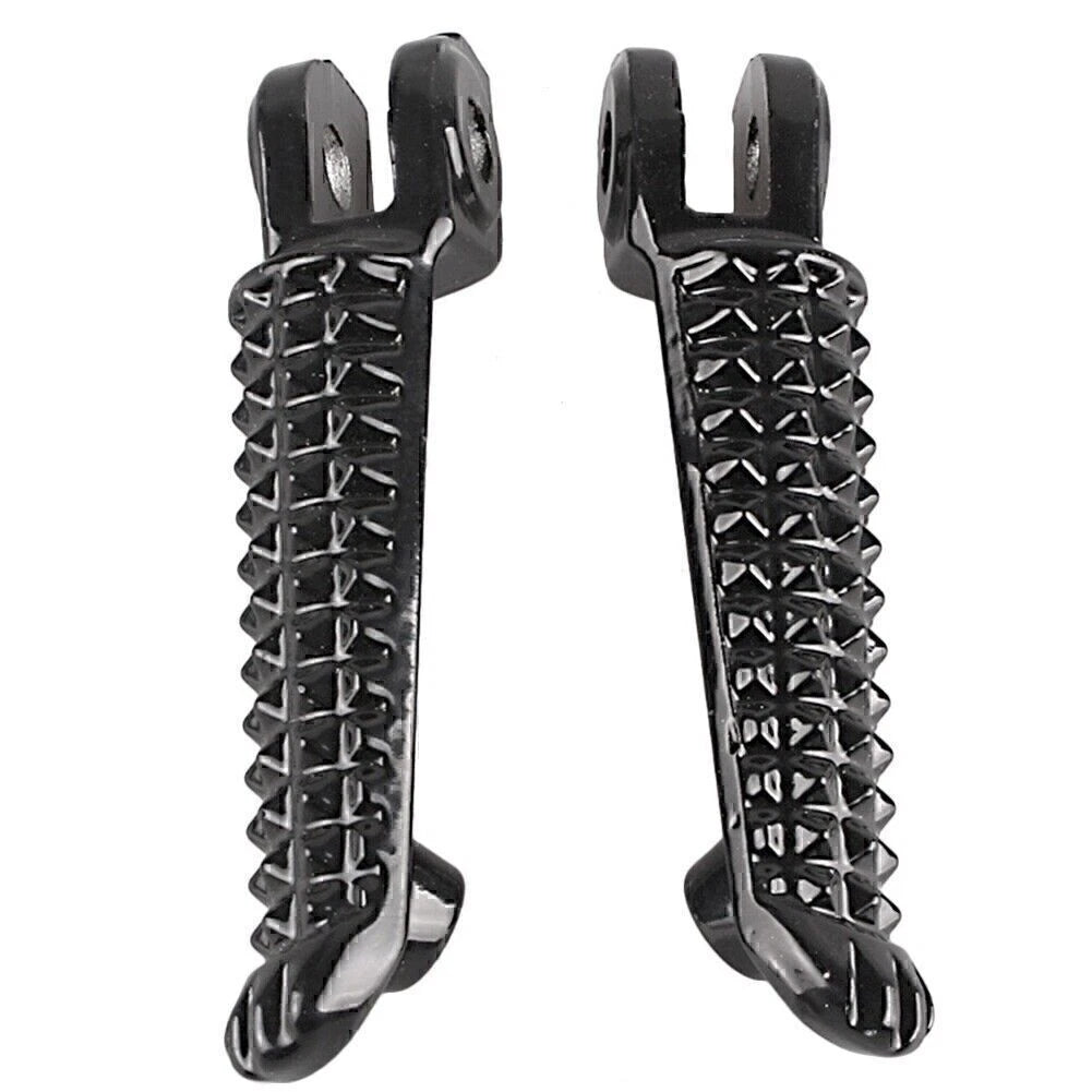 Front Foot Pegs Footrests for Yamaha YZF R6S (2003-2009) - Black