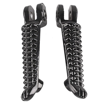 Front Foot Pegs Footrests for Yamaha YZF R6S (2003-2009) - Black